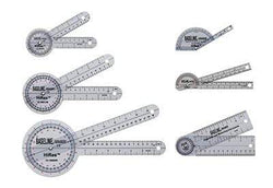 Baseline Plastic Goniometer - HiRes 6-piece Set
