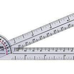 Baseline Plastic Goniometer - Pocket Style - 180 Degree Head - 6 inch Arms