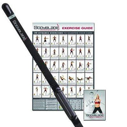 Bodyblade Pro with Wall Chart and QR code, Black