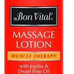 Bon Vital Muscle Therapy Massage Lotion - 8 oz with Pump