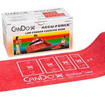 CanDo CanDo AccuForce Exercise Band CanDo AccuForce Exercise Band - 6 yard roll - Red - light