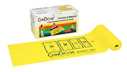 CanDo CanDo AccuForce Exercise Band CanDo AccuForce Exercise Band - 6 yard roll - Yellow - x-light