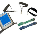 CanDo Adjustable Exercise Band Kit - 2 band moderate (green, blue)