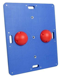CanDo Balance Board Combo 15" x 18" wobble/rocker board - 1.5" height - red