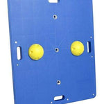 CanDo Balance Board Combo 15" x 18" wobble/rocker board - 1" height - yellow