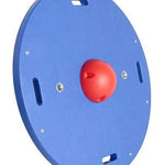 CanDo Balance Board Combo 16" circular wobble/rocker board - 1.5" height - red