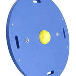 CanDo Balance Board Combo 16" circular wobble/rocker board - 1" height - yellow
