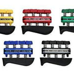 CanDo Digi-Flex hand exerciser - set of 5 (yellow, red, green, blue, black), no rack