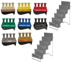 Digi-Flex LITE - Set of 8 (1 each: tan, yellow, red, green, blue, black, silver, gold) with 2 Metal Stands