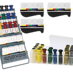 Digi-Flex Multi Clinic Pack, 8 Frames, 2 Four-Base Racks, 32 Buttons (4 each: Tan through Gold)