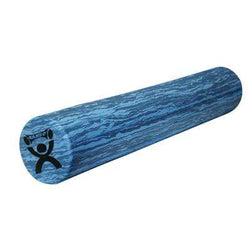 CanDo Foam Roller - Blue EVA Foam - Extra Firm - 6" x 36" - Round