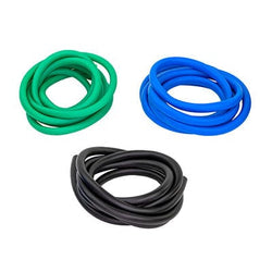 CanDo CanDo Exercise Band and Tubing Retail Packs CanDo Latex-Free Exercise Tubing - PEP Pack - Moderate (Green, Blue, Black)