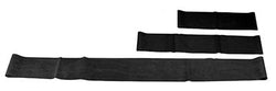CanDo CanDo Exercise Band Loops CanDo Band Exercise Loop - 3 piece set (10",15",30"), black - x-heavy