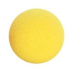 CanDo Memory Foam Squeeze Ball - 2.5" diameter - Yellow, x-easy