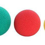 CanDo Memory Foam Squeeze Ball - 3-piece set (yellow, red, green)
