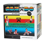 CanDo Latex Free Exercise Band - 25 yard roll - Black - x-heavy