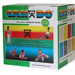 CanDo Latex Free Exercise Band - 25 yard roll - Green - medium
