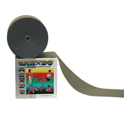 CanDo CanDo Latex Free Exercise Band Rolls CanDo Latex Free Exercise Band - 50 yard roll - Silver - XX-heavy