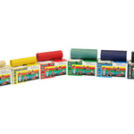 CanDo Latex Free Exercise Band - 6 yard rolls, 5-piece set (1 each: yellow, red, green, blue, black)