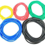 CanDo Latex Free Exercise Tubing - 25' rolls, 5-piece set (1 each: yellow, red, green, blue, black)