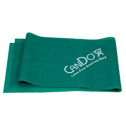 CanDo CanDo Latex Free Pre-cut Exercise Band CanDo Latex Free Exercise Band - 4' length - Green - medium