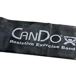 CanDo CanDo Latex Free Pre-cut Exercise Band CanDo Latex Free Exercise Band - 5' length - Black - x-heavy