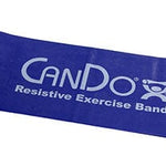 CanDo CanDo Latex Free Pre-cut Exercise Band CanDo Latex Free Exercise Band - 5' length - Blue - heavy