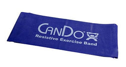 CanDo CanDo Latex Free Pre-cut Exercise Band CanDo Latex Free Exercise Band - 5' length - Blue - heavy