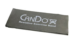 CanDo CanDo Latex Free Pre-cut Exercise Band CanDo Latex Free Exercise Band - 5' length - Silver - xx-heavy