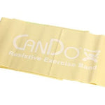 CanDo CanDo Latex Free Pre-cut Exercise Band CanDo Latex Free Exercise Band - 5' length - Tan - xx-light