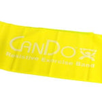 CanDo CanDo Latex Free Pre-cut Exercise Band CanDo Latex Free Exercise Band - 5' length - Yellow - x-light