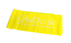 CanDo CanDo Latex Free Pre-cut Exercise Band CanDo Latex Free Exercise Band - 5' length - Yellow - x-light