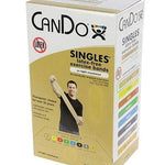 CanDo Latex Free Exercise Band - box of 30, 5' length - Tan - xx-light