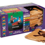 CanDo Latex Free Exercise Band - case of 40 (2 ea: boxes of 20), 4' length - Gold - xxx-heavy