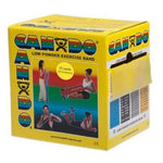 CanDo Low Powder Exercise Band - 25 yard roll - Yellow - x-light