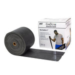 CanDo CanDo Low Powder Exercise Band Rolls CanDo Low Powder Exercise Band - 50 yard roll - Black - x-heavy