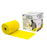 CanDo CanDo Low Powder Exercise Band Rolls CanDo Low Powder Exercise Band - 50 yard roll - Yellow - x-light