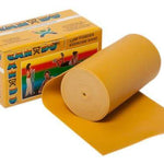 CanDo Low Powder Exercise Band - 6 yard roll - Gold - xxx-heavy