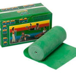 CanDo Low Powder Exercise Band - 6 yard roll - Green - medium