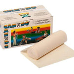 CanDo Low Powder Exercise Band - 6 yard roll - Tan - xx-light