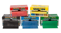 CanDo Low Powder Exercise Band - 6 yard rolls, 5-piece set (1 each: yellow, red, green, blue, black)