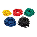 CanDo CanDo Low Powder Exercise Tubing Rolls CanDo Low Powder Exercise Tubing - 25' rolls, 5-piece set (1 each: yellow, red, green, blue, black)