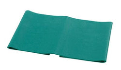 CanDo CanDo Low Powder Pre-cut Exercise Band CanDo Low Powder Exercise Band - 4' length - Green - medium