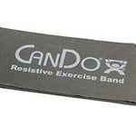 CanDo Low Powder Exercise Band - 5' length - Silver - xx-heavy