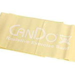 CanDo Low Powder Exercise Band - 5' length - Tan - xx-light