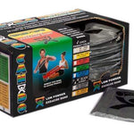 CanDo Low Powder Exercise Band - box of 40, 4' length - Black - x-heavy