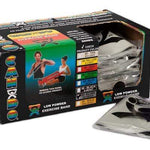 CanDo Low Powder Exercise Band - box of 40, 4' length - Silver - xx-heavy