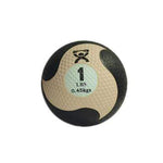 CanDo, Firm Medicine Ball, 8" Diameter, Tan, 1 lbs