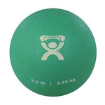 CanDo, Soft and Pliable Medicine Ball, 7" Diameter, Green, 7 lbs.