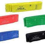 CanDo Multi-Grip Exerciser, 6 feet, set of 5 (1 ea: yellow through black)